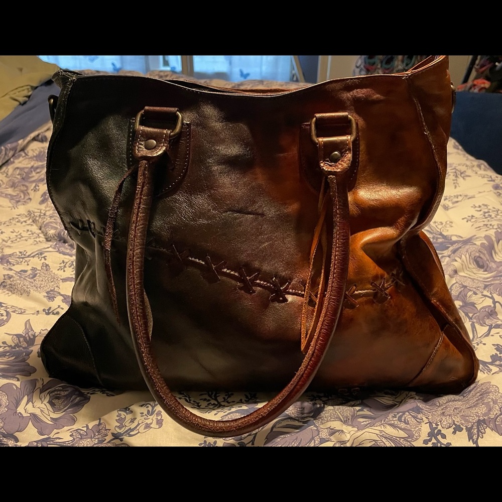 Bed Stu Multicolor Leather Satchel - Picture 5 of 12